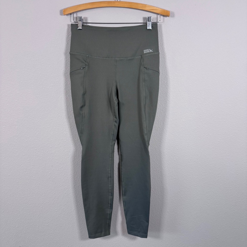 Eddie Bauer Trail Tight Leggings High Rise Sage Green Gorpcore Hiking Women's S
